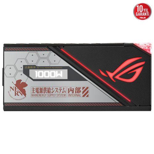 Asus ROG-THOR-1000P2-EVA-GAMING 1000W 80 Plus Platinum 135mm Full Modüler Gaming (Oyuncu) Power Supply