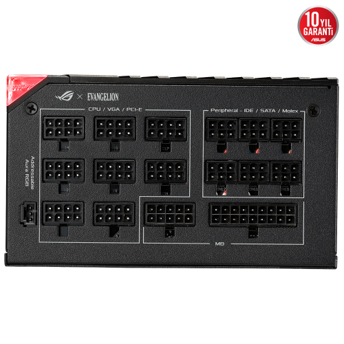 ASUS ROG-THOR-1000P2-EVA-GAMING 1000W 80 Plus Platinum 135mm Full Modüler Gaming (Oyuncu) Power Supply