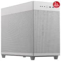 ASUS Prime AP201 1x120mm Fan USB 3.2 Type-C Beyaz Micro-ATX Small Tower Kasa