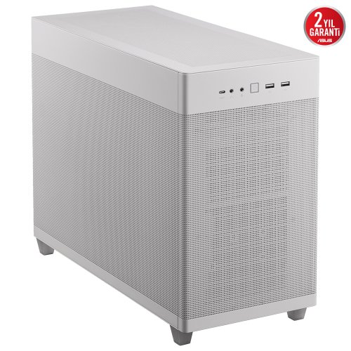 Asus Prime AP201 1x120mm Fan USB 3.2 Type-C Beyaz Micro-ATX Small Tower Kasa