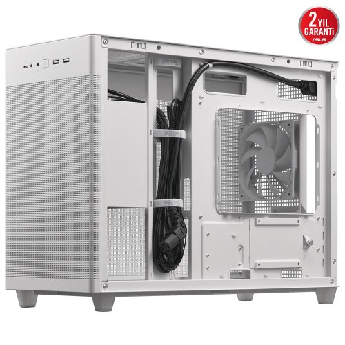 Asus Prime AP201 1x120mm Fan USB 3.2 Type-C Beyaz Micro-ATX Small Tower Kasa