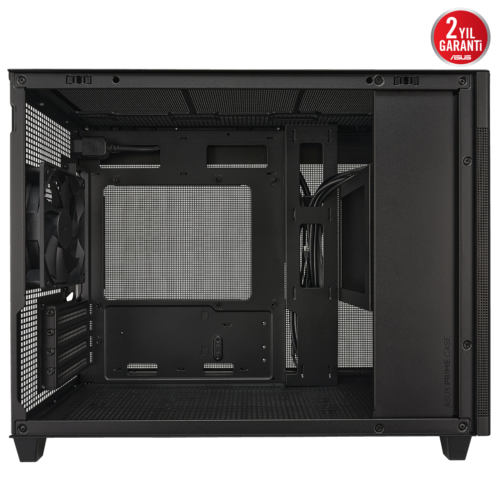 ASUS Prime AP201 1x120mm Fan USB 3.2 Type-C Siyah Micro-ATX Small Tower Kasa
