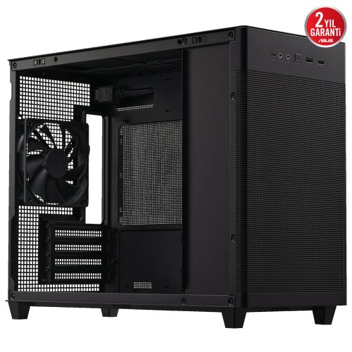 Asus Prime AP201 1x120mm Fan USB 3.2 Type-C Siyah Micro-ATX Small Tower Kasa