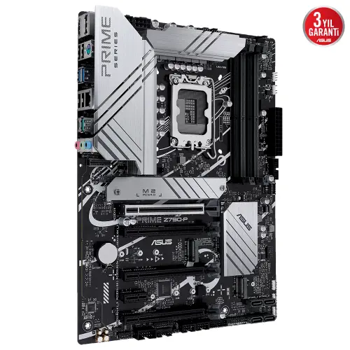 ASUS Prime Z790-P Intel Z790 Soket 1700 DDR5 7200(OC)MHz ATX Gaming (Oyuncu) Anakart