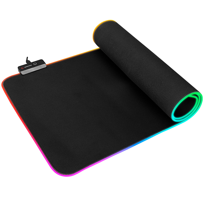 Rampage MP-24 RGB LED Siyah Gaming Mouse Pad