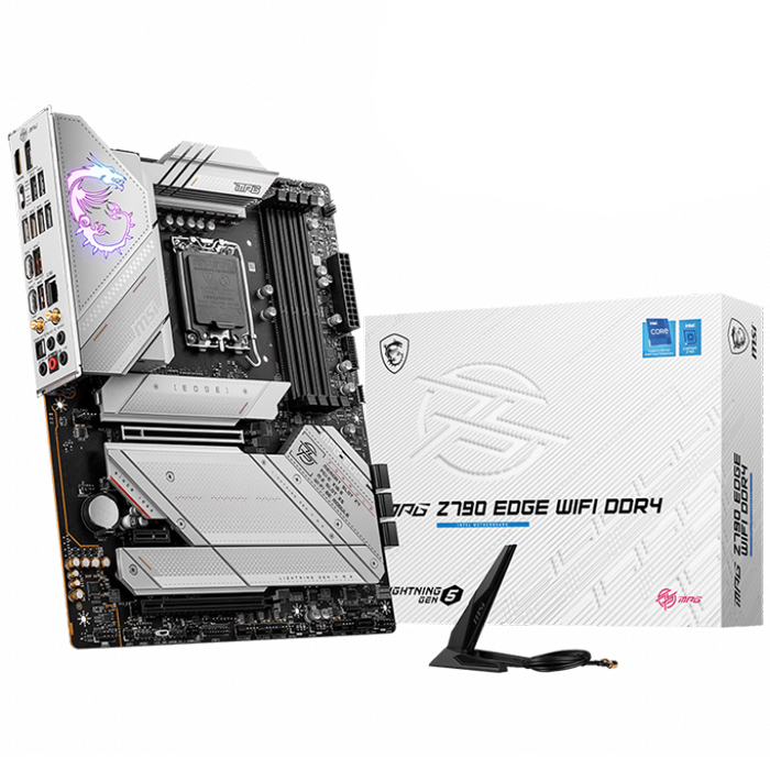 MSI MPG Z790 EDGE WIFI DDR4 Intel Z790 Soket 1700 DDR4 5333(OC)MHz ATX Gaming (Oyuncu) Anakart