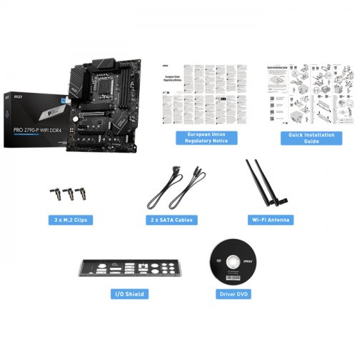 MSI PRO Z790-P WIFI DDR4 Intel Z790 Soket 1700 DDR4 5333(OC)MHz ATX Gaming (Oyuncu) Anakart