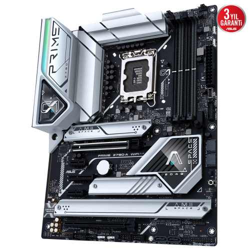 ASUS Prime Z790-A WIFI Intel Z790 Soket 1700 DDR5 7200(OC)MHz ATX Gaming (Oyuncu) Anakart