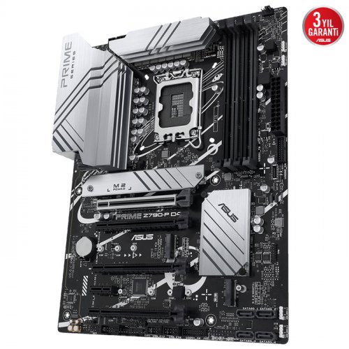 Asus Prime Z790-P D4 Intel Z790 Soket 1700 DDR4 5333(OC)MHz ATX Gaming (Oyuncu) Anakart