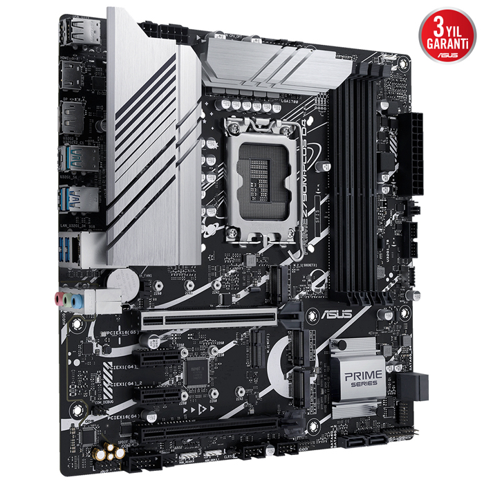 ASUS Prime Z790M-Plus D4 Intel Z790 Soket 1700 DDR4 5333(OC)MHz mATX Gaming (Oyuncu) Anakart
