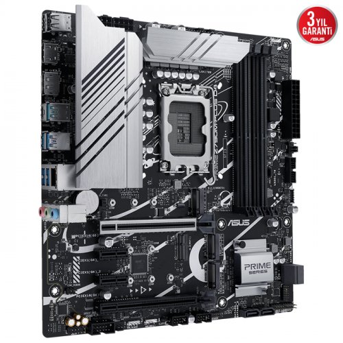 Asus Prime Z790M-Plus D4 Intel Z790 Soket 1700 DDR4 5333(OC)MHz mATX Gaming (Oyuncu) Anakart