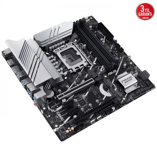 Asus Prime Z790M-Plus D4 Intel Z790 Soket 1700 DDR4 5333(OC)MHz mATX Gaming (Oyuncu) Anakart