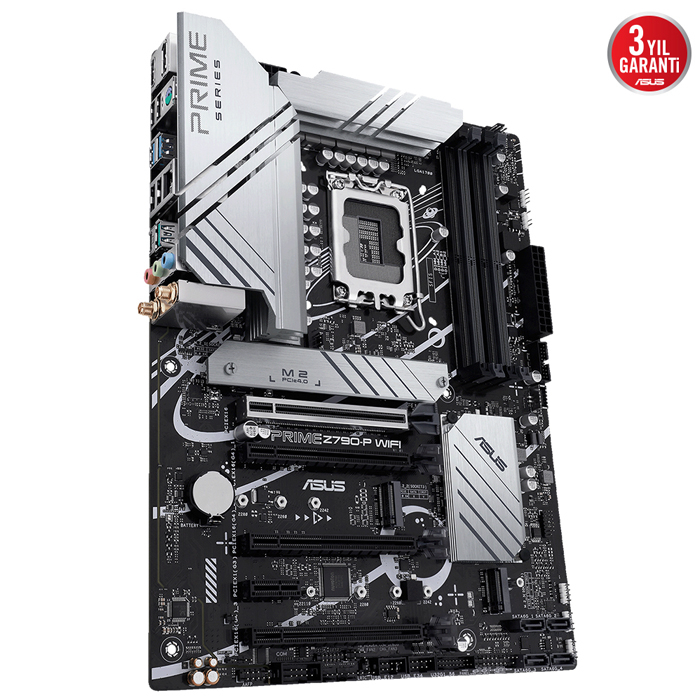 ASUS Prime Z790-P WIFI Intel Z790 Soket 1700 DDR5 7200(OC)MHz ATX Gaming (Oyuncu) Anakart