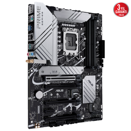 Asus Prime Z790-P WIFI Intel Z790 Soket 1700 DDR5 7200(OC)MHz ATX Gaming (Oyuncu) Anakart