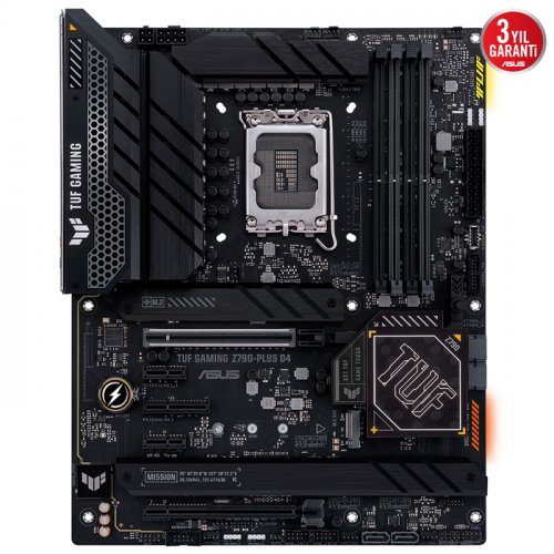 Asus TUF Gaming Z790-Plus D4 Intel Z790 Soket 1700 DDR4 5333(OC)MHz ATX Gaming (Oyuncu) Anakart