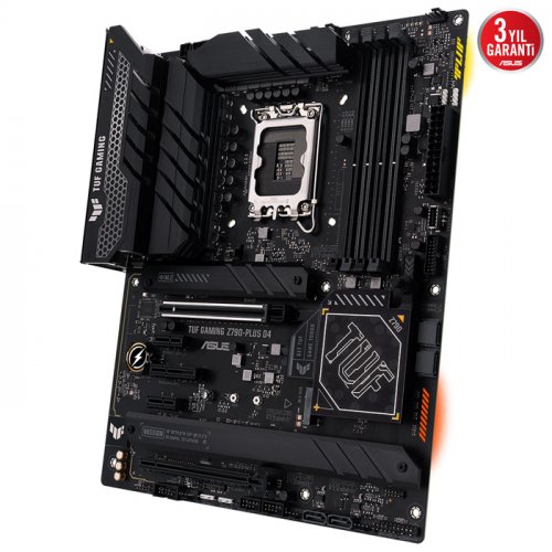 Asus TUF Gaming Z790-Plus D4 Intel Z790 Soket 1700 DDR4 5333(OC)MHz ATX Gaming (Oyuncu) Anakart