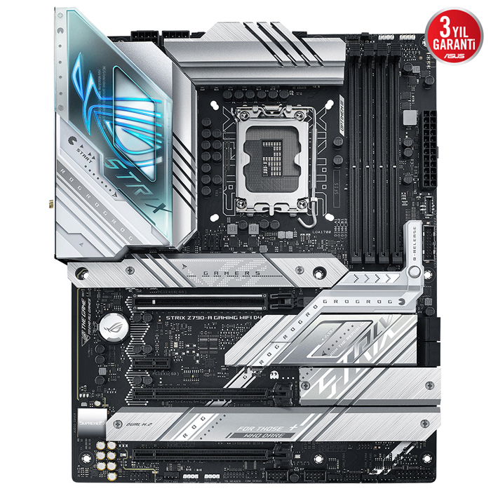 ASUS ROG Strix Z790-A Gaming WIFI D4 Intel Z790 Soket 1700 DDR4 5333(OC)MHz ATX Gaming (Oyuncu) Anakart