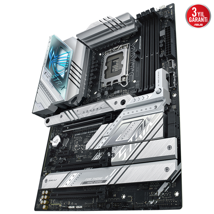 ASUS ROG Strix Z790-A Gaming WIFI D4 Intel Z790 Soket 1700 DDR4 5333(OC)MHz ATX Gaming (Oyuncu) Anakart