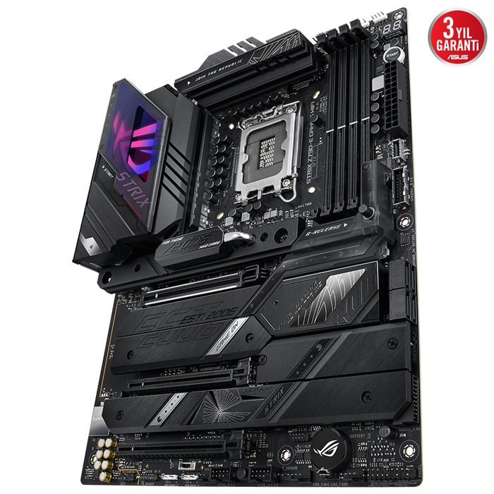 ASUS ROG Strix Z790-E Gaming WIFI Intel Z790 Soket 1700 DDR5 7800(OC)MHz ATX Gaming (Oyuncu) Anakart