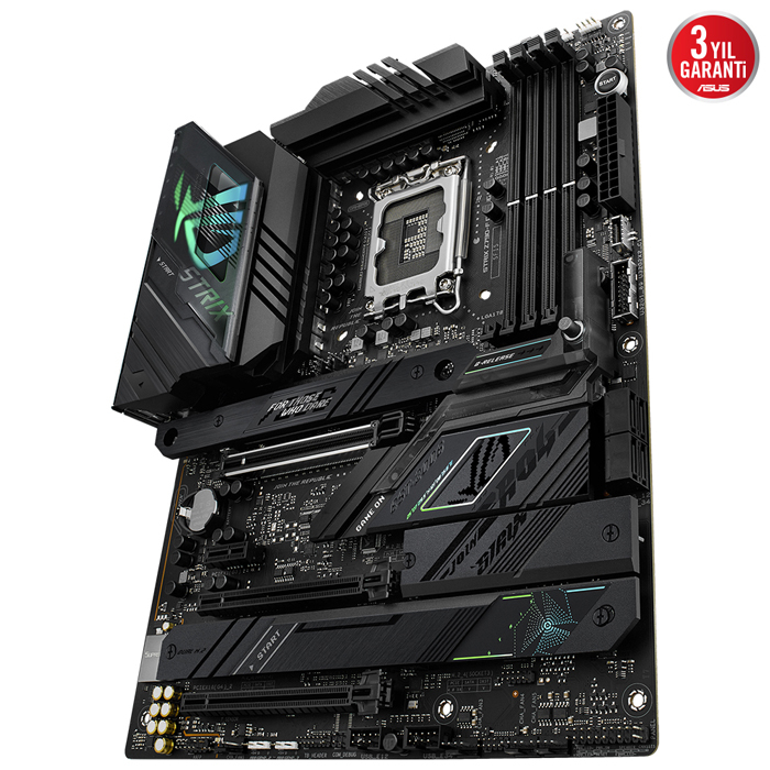 ASUS ROG Strix Z790-F Gaming WIFI Intel Z790 Soket 1700 DDR5 7800(OC)MHz ATX Gaming (Oyuncu) Anakart