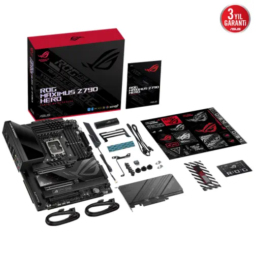 Asus ROG Maximus Z790 Hero Intel Z790 Soket 1700 DDR5 7800(OC)MHz ATX Gaming (Oyuncu) Anakart