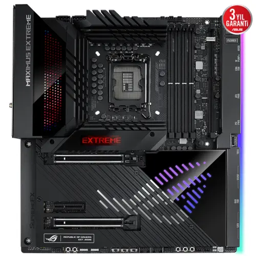 ASUS ROG Maximus Z790 Extreme Intel Z790 Soket 1700 DDR5 7800(OC)MHz E-ATX Gaming (Oyuncu) Anakart