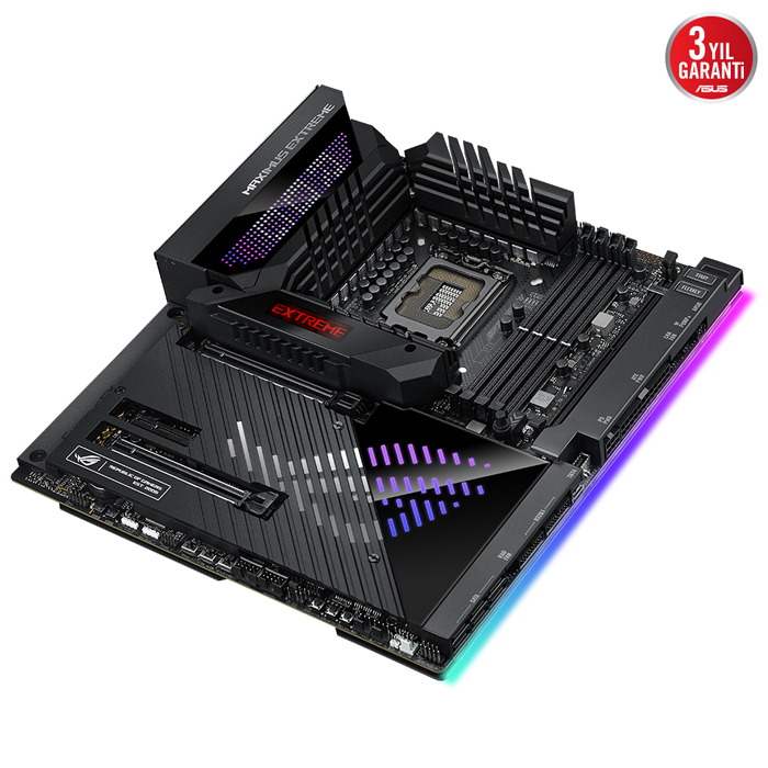 ASUS ROG Maximus Z790 Extreme Intel Z790 Soket 1700 DDR5 7800(OC)MHz E-ATX Gaming (Oyuncu) Anakart