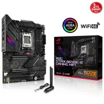 ASUS ROG Strix B650E-E Gaming WIFI AMD B650 Soket AM5 DDR5 6400(OC)MHz ATX Gaming (Oyuncu) Anakart