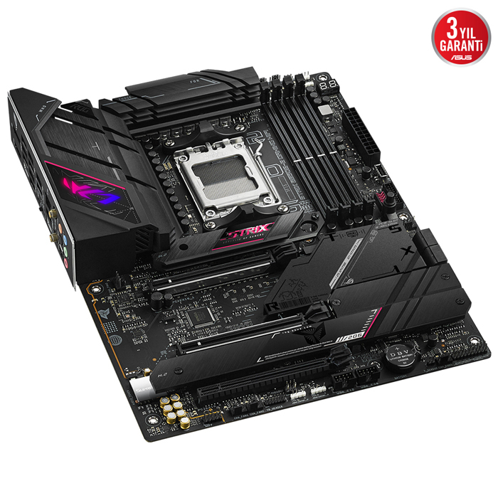 ASUS ROG Strix B650E-E Gaming WIFI AMD B650 Soket AM5 DDR5 6400(OC)MHz ATX Gaming (Oyuncu) Anakart