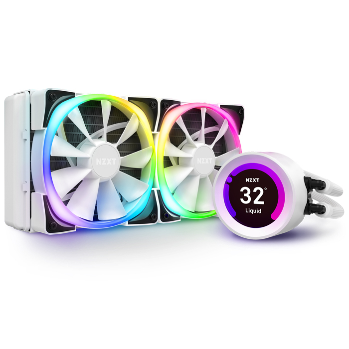 NZXT Kraken Z53 RGB RL-KRZ53-RW 240mm Beyaz İşlemci Sıvı Soğutucu