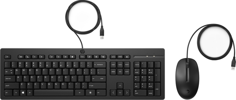 HP 225 286J4AA Kablolu İngilizce Q Klavye Mouse Seti