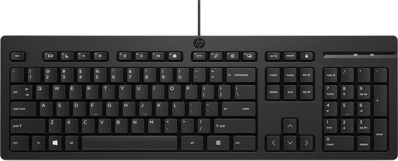 HP 225 286J4AA Kablolu İngilizce Q Klavye Mouse Seti
