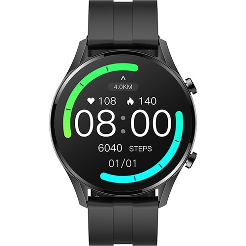 Imilab W12 Siyah SpO2 Ölçer HD Ekran Akıllı Saat