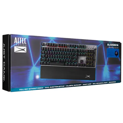 Altec Lansing ALGK8614 Blue Switch Rainbow TR Q Mekanik Kablolu Gaming (Oyuncu) Klavye