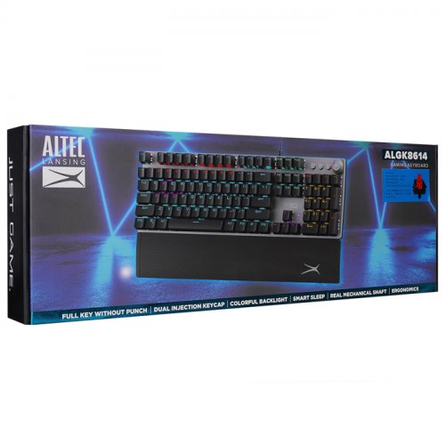 Altec Lansing ALGK8614GR Red Switch Rainbow TR Q Mekanik Kablolu Gaming (Oyuncu) Klavye