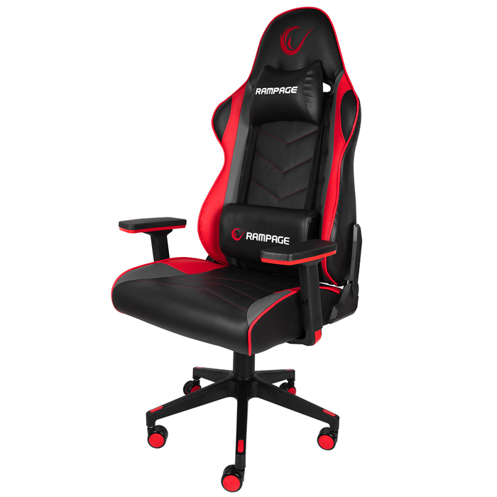 Rampage KL-R99 X-Jammer 3D Kolçak Kırmızı/Siyah Gaming (Oyuncu) Koltuğu