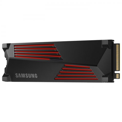 Samsung 990 PRO w/Heatsink MZ-V9P1T0CW 1TB 7450/6900MB/s RGB PCIe NVMe M.2 SSD Disk