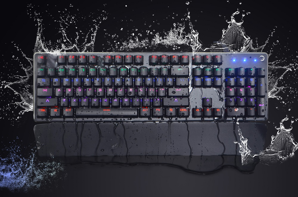 GamePower Calypso Rainbow Optik Mekanik Blue Switch English Q Layout USB Gaming Klavye
