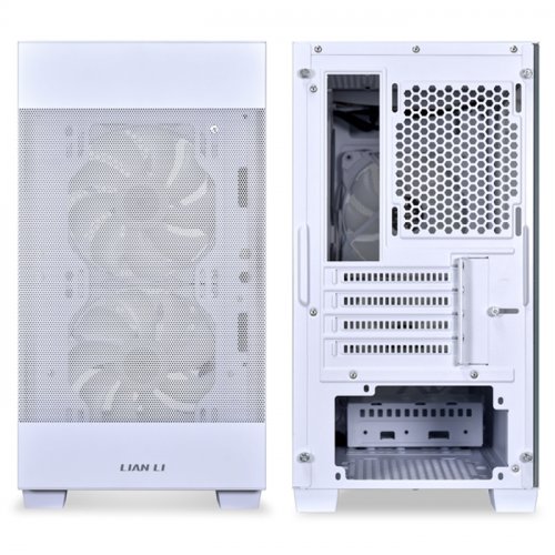 Lian Li Lancool 205M Mesh Snow 2x140mm ARGB Fan Temperli Cam USB 3.0 Mesh Beyaz mATX Mid-Tower Gaming (Oyuncu) Kasa