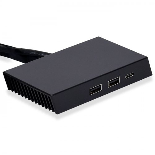 Lian Li O11D Evo Additional I/O Kit Black O11DE-3X 1xUSB 3.1 Type-C / 2xUSB 3.0 Type-A Siyah Ek G/Ç Paneli Kiti (O11 Dynamic Evo ile Uyumlu)