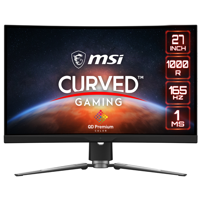 MSI MPG Artymis 273CQR QD 27” 1ms 165Hz FreeSync Premium Pro VA WQHD Curved Gaming (Oyuncu) Monitör