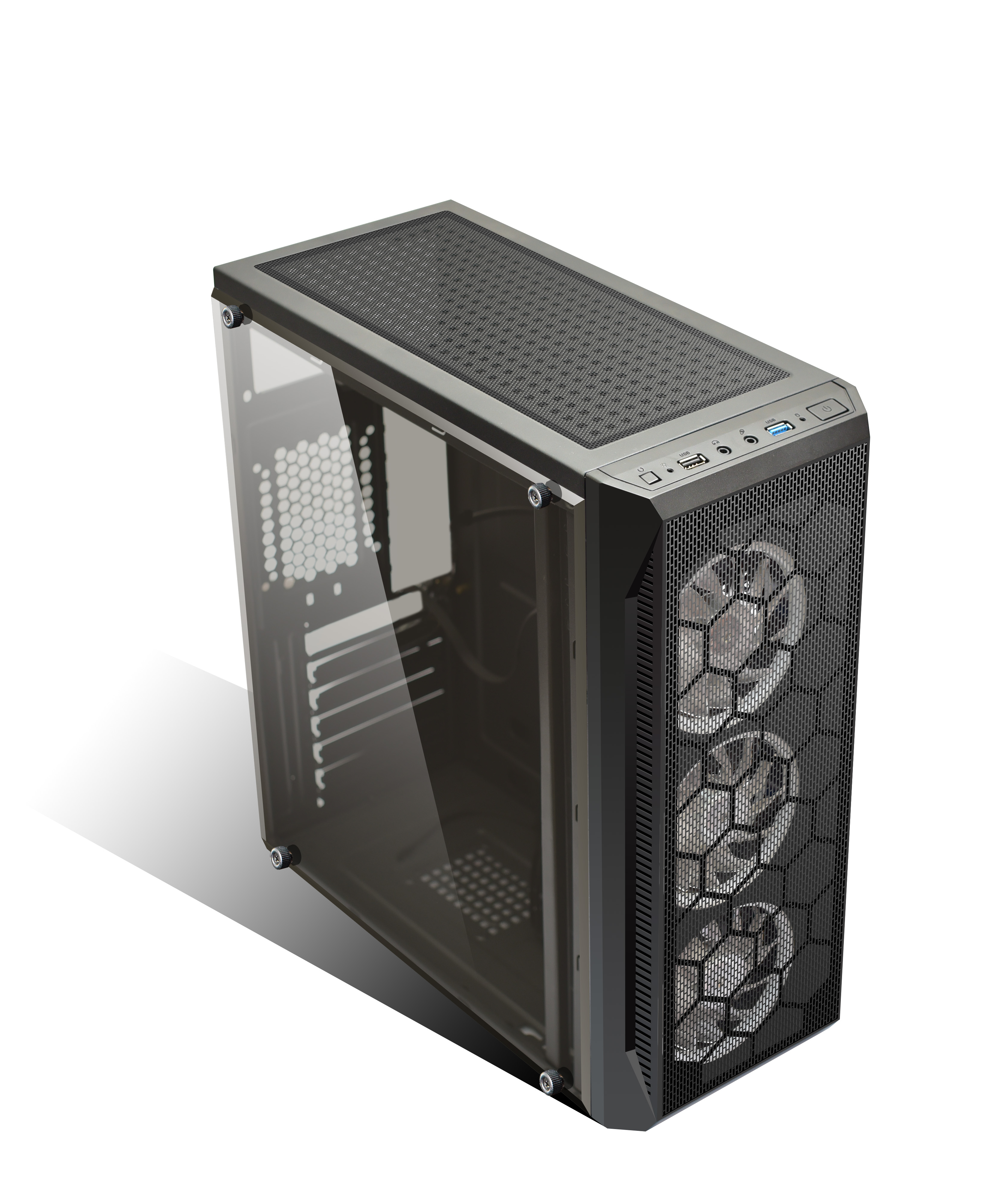 Hiper Zoe 3x120mm Rainbow Gaming ATX 350W Kasa