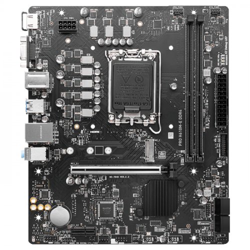 MSI PRO H610M-E DDR4 Intel H610 Soket 1700 DDR4 3200MHz mATX Gaming (Oyuncu) Anakart