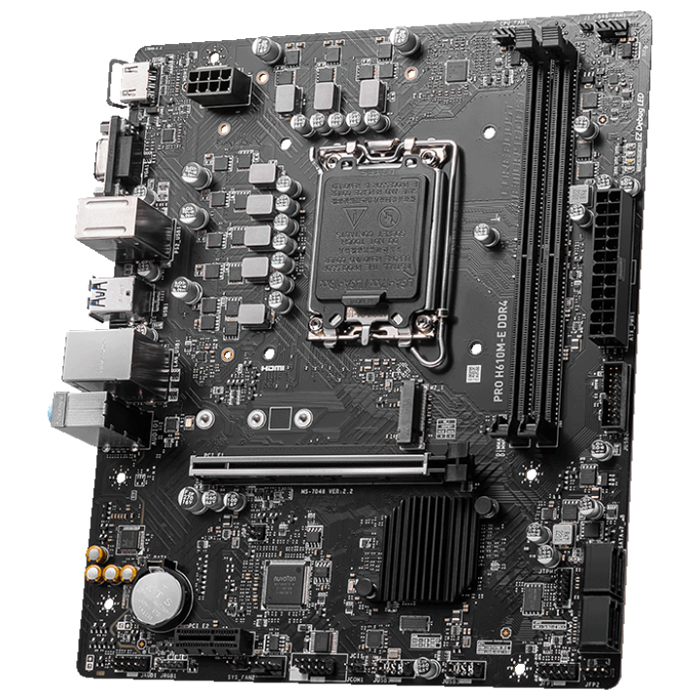 MSI PRO H610M-E DDR4 Intel H610 Soket 1700 DDR4 3200MHz mATX Gaming (Oyuncu) Anakart