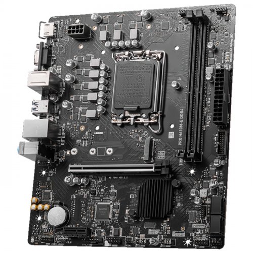 MSI PRO H610M-E DDR4 Intel H610 Soket 1700 DDR4 3200MHz mATX Gaming (Oyuncu) Anakart