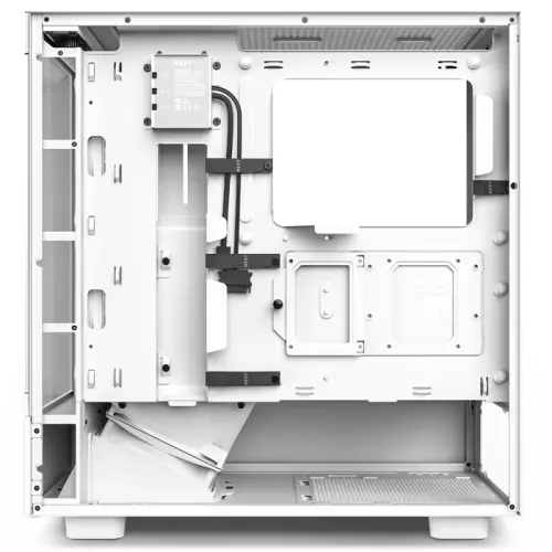 NZXT H5 Elite CC-H51EW-01 2x140mm RGB/1x120mm Temperli Cam USB Type-C Beyaz E-ATX Mid-Tower Gaming (Oyuncu) Kasa