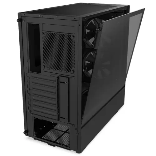 NZXT H5 Elite CC-H51EB-01 2x140mm RGB/1x120mm Temperli Cam USB Type-C Siyah E-ATX Mid-Tower Gaming (Oyuncu) Kasa