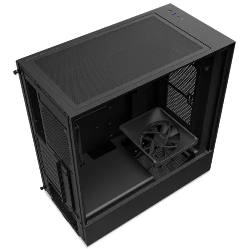 NZXT H5 Flow CC-H51FB-01 2x120mm Mesh Temperli Cam USB Type-C Siyah E-ATX Mid-Tower Gaming (Oyuncu) Kasa