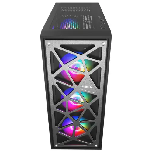 Vento VG12AL FSP 750W 80+ 4x120mm RGB Fan Temperli Cam USB 3.0 Mesh E-ATX Mid-Tower Gaming (Oyuncu) Kasa 