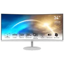 MSI Pro MP341CQW 34” 1ms 100Hz FreeSync VA UWQHD Curved Monitör